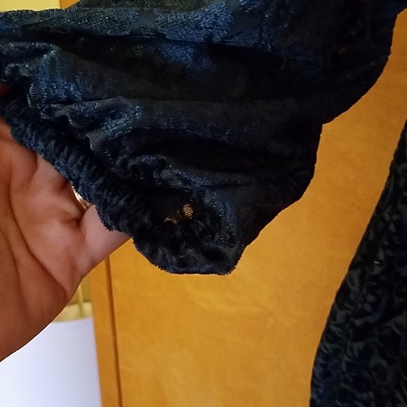 Valerie Stevens 1x Slate Color Blouse - Picture 3 of 6